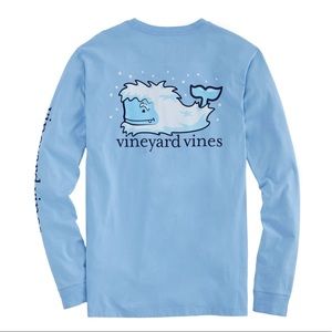 Vineyard Vines LS Pocket T-Shirt - Snow Yeti